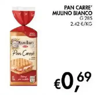 Coal City Pan Carre' Mulino Bianco offerta