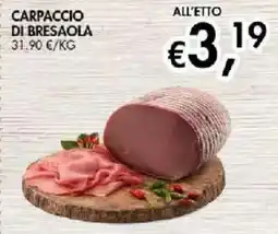 Coal City Carpaccio di bresaola offerta