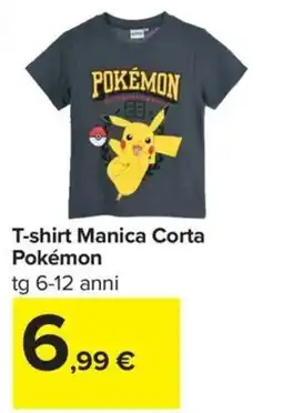 Carrefour Iper T-shirt Manica Corta Pokémon offerta