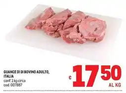 Metro Guance di di bovino adulto offerta