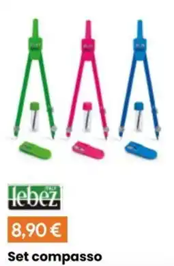 Paniate Set compasso Lebez offerta