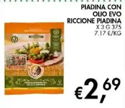 Coal City Piadina con olio evo Riccione Piadina offerta