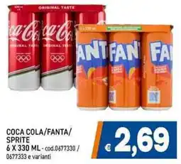 C+C maxigross Coca Cola/Fanta/Sprite offerta