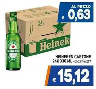 Heineken cartone