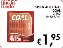 Coal City Speck affettato Coal offerta