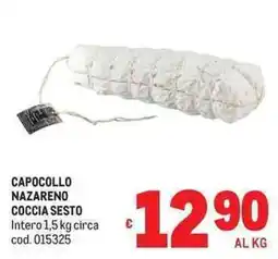 Metro Capocollo Nazareno Coccia Sesto offerta