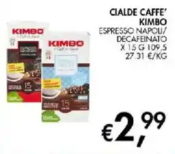Coal City Cialde caffè Kimbo Espresso Napoli/Decaffeinato offerta