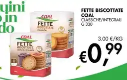 Coal City Fette biscottate Coal offerta