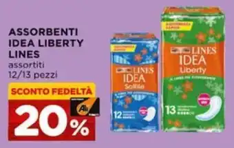 Assorbenti idea liberty lines