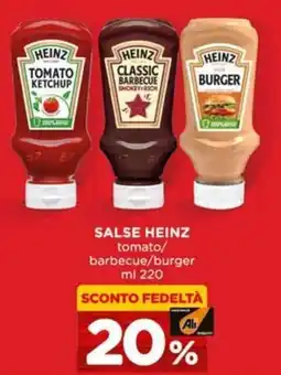 Alì Supermercati Salse Heinz offerta