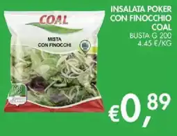 Coal City Insalata poker con finocchio Coal offerta