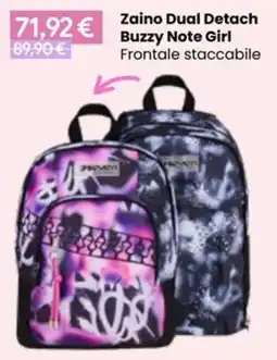 Paniate Zaino Dual Detach Buzzy Note Girl offerta