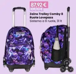 Paniate Zaino Trolley Comby 8 Ruote Lovepass offerta