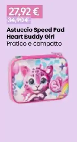 Paniate Astuccio Speed Pad Heart Buddy Girl offerta