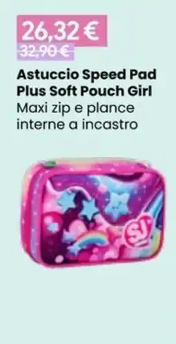 Paniate Astuccio Speed Pad Plus Soft Pouch Girl offerta