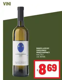 Metro Capolemole bianco Marco Carpineti offerta
