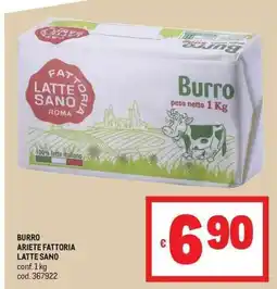 Metro Burro Ariete Fattoria Latte Sano offerta