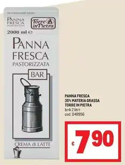 Metro Panna fresca Torre in Pietra offerta
