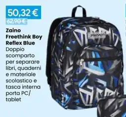 Paniate Zaino Freethink Boy Reflex Blue offerta