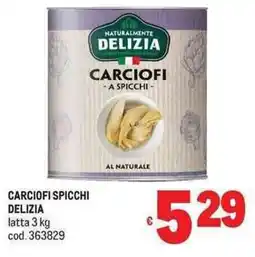 Metro Carciofi spicchi delizia offerta
