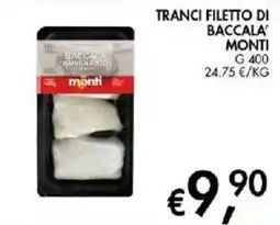Coal City Tranci filetto di baccalà Monti offerta