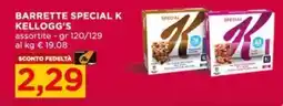 Alì Supermercati Barrette Special K Kellogg's offerta