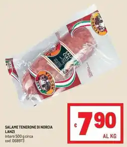 Metro Salame tenerone di Norcia Lanzi offerta