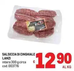 Metro Salsiccia di cinghiale Lanzi offerta