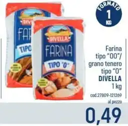 Talento Professional Store Divella Farina tipo "OO"/ grano tenero tipo "O" offerta