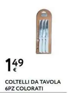 Le Mille Coltelli da tavola colorati offerta