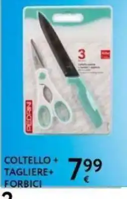 Le Mille Redon coltello + tagliere + forbici offerta