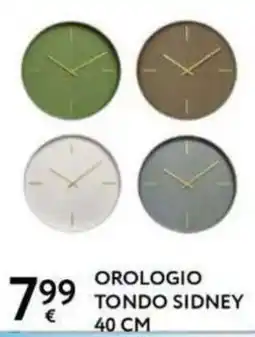 Le Mille Orologio tondo Sidney offerta