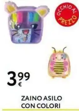 Le Mille Zaino Asilo con Colori offerta