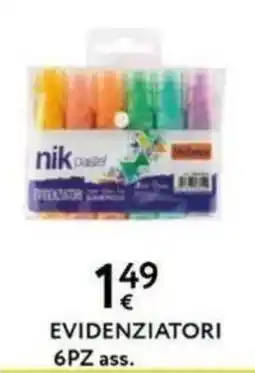 Le Mille nik pastel evidenziatori offerta
