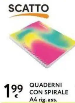 Le Mille Scatto quaderni con spirale offerta
