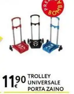 Le Mille Trolley universale porta zaino offerta