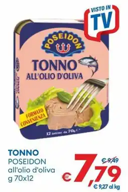 MD Discount Tonno Poseidon all'olio d'oliva offerta