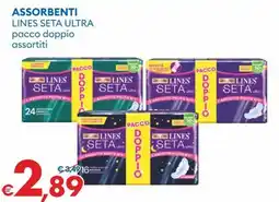 MD Discount Assorbenti Lines Seta Ultra offerta