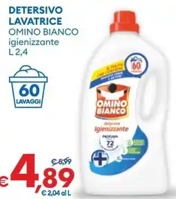 MD Discount Detersivo lavatrice Omino Bianco igienizzante offerta