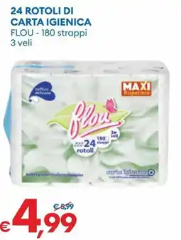 MD Discount Carta igienica Flou offerta