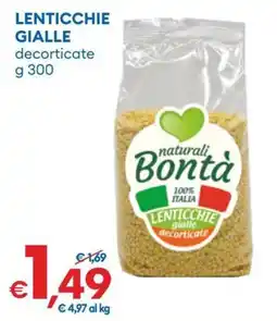 MD Discount Lenticchie gialle decorticate Bontà offerta