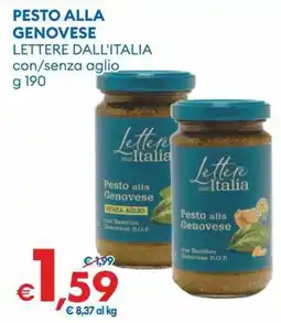 MD Discount Pesto alla Genovese Lettere dall'Italia offerta