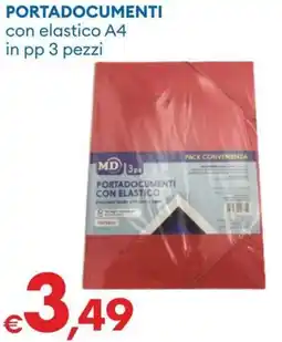 MD Discount Portadocumenti con elastico MD offerta