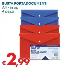 MD Discount Busta portadocumenti MD offerta