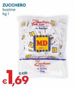 MD Discount Zucchero bianco in bustine offerta