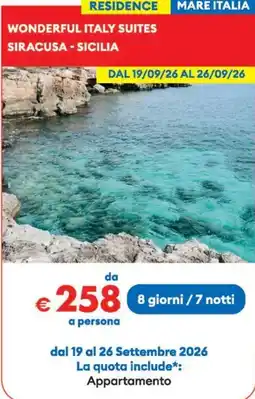 MD Discount Wonderful Italy Suites offerta
