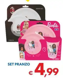 MD Discount Set pranzo Barbie offerta