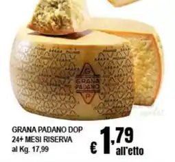 Risparmio Supermercati Grana Padano DOP offerta