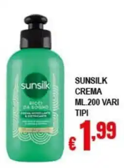 Risparmio Supermercati Sunsilk crema offerta