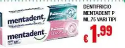 Risparmio Supermercati Dentifricio Mentadent P offerta